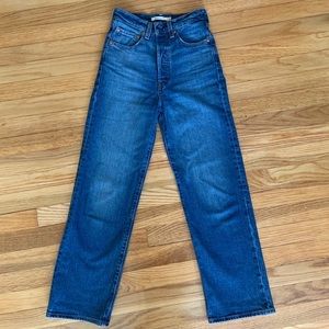 Levi’s ribcage jeans